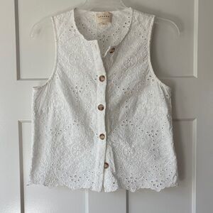 Sezane “Roni” cotton blouse.